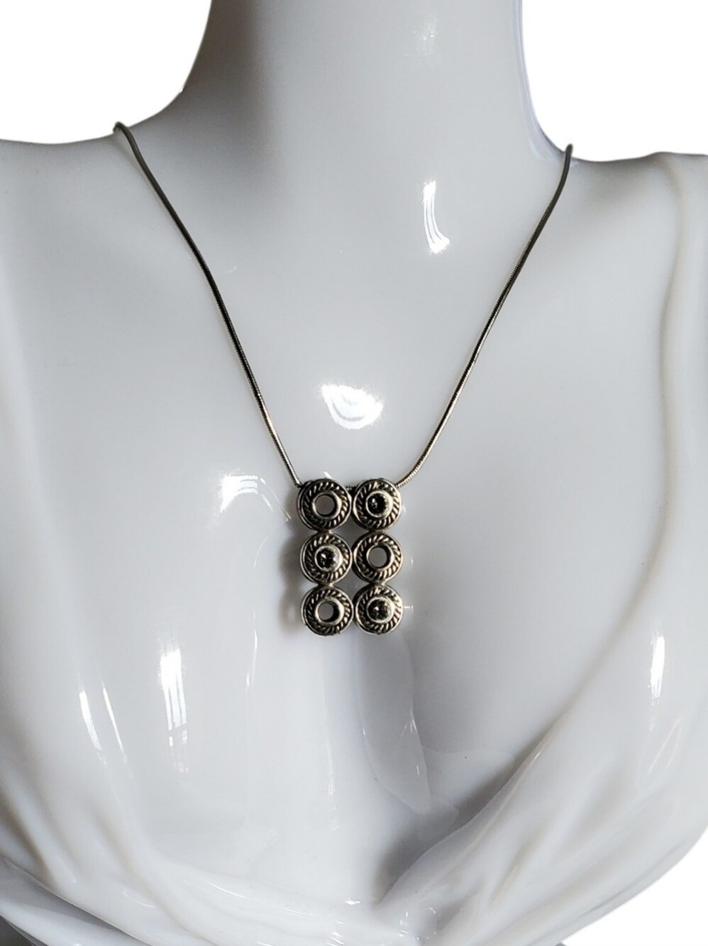 Vtg. Brighton Crystals Pendant Necklace